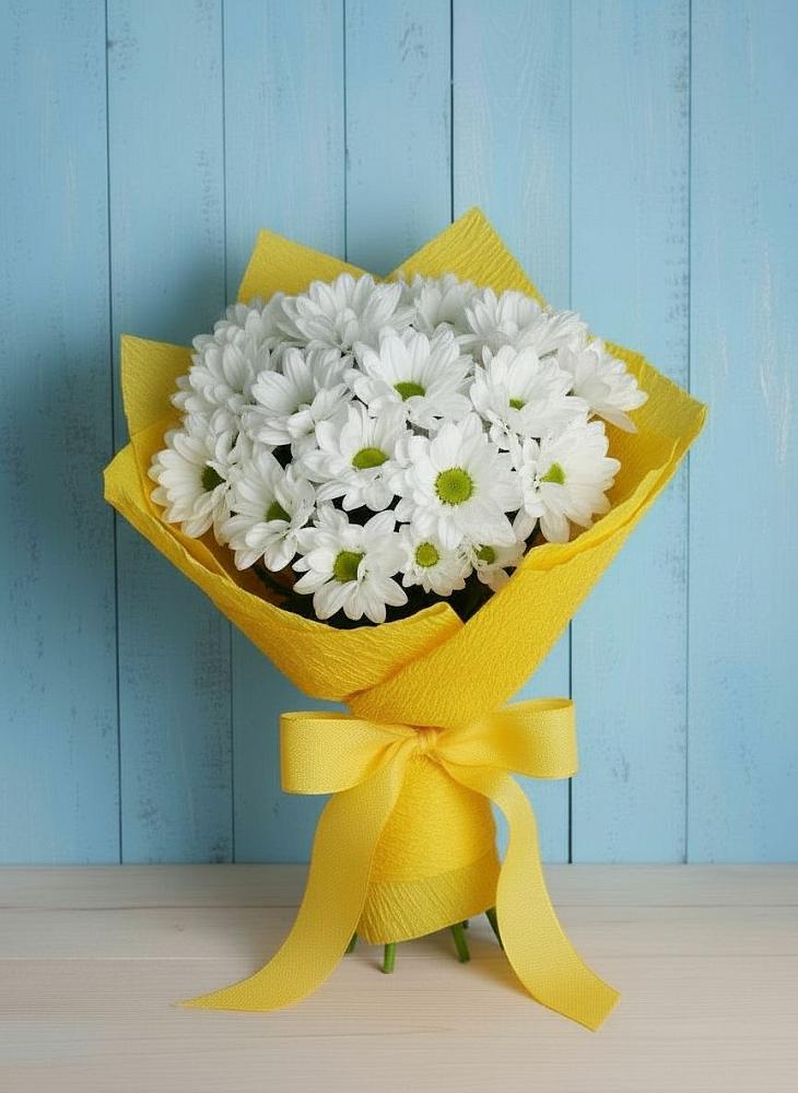 Букет цветов из: Хризантемы в Исламее