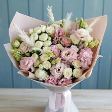 Букет цветов из:  Альстромерии и Розы #REPLACE_PRED# Исламее