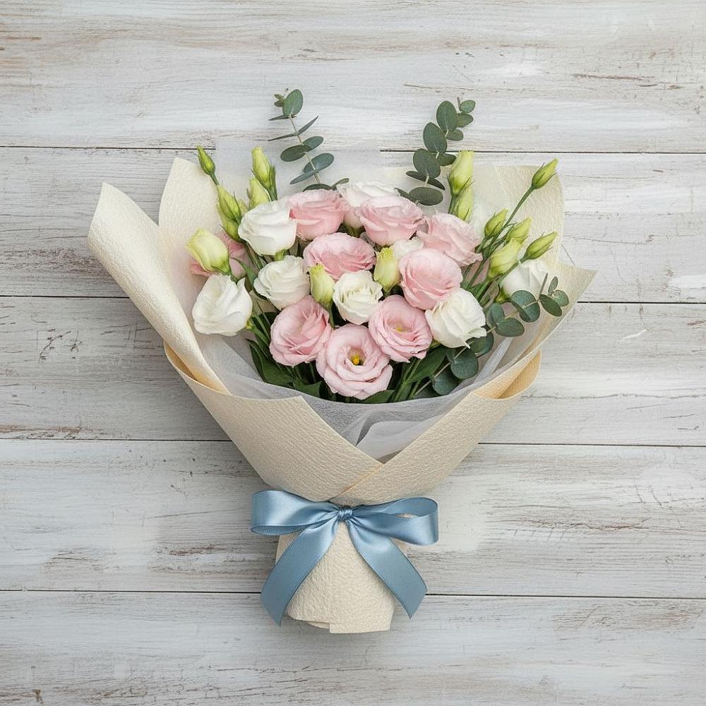 Букет цветов из: Лизиантусы в Исламее